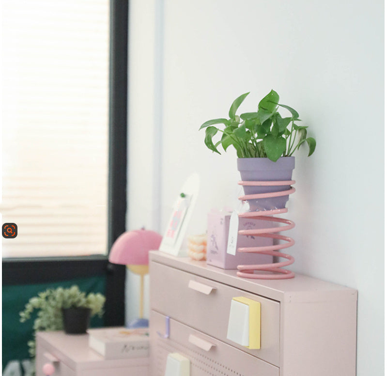 Spring Flower Stand Spiral Plant Floor-standing Rack Green Plant Decoration