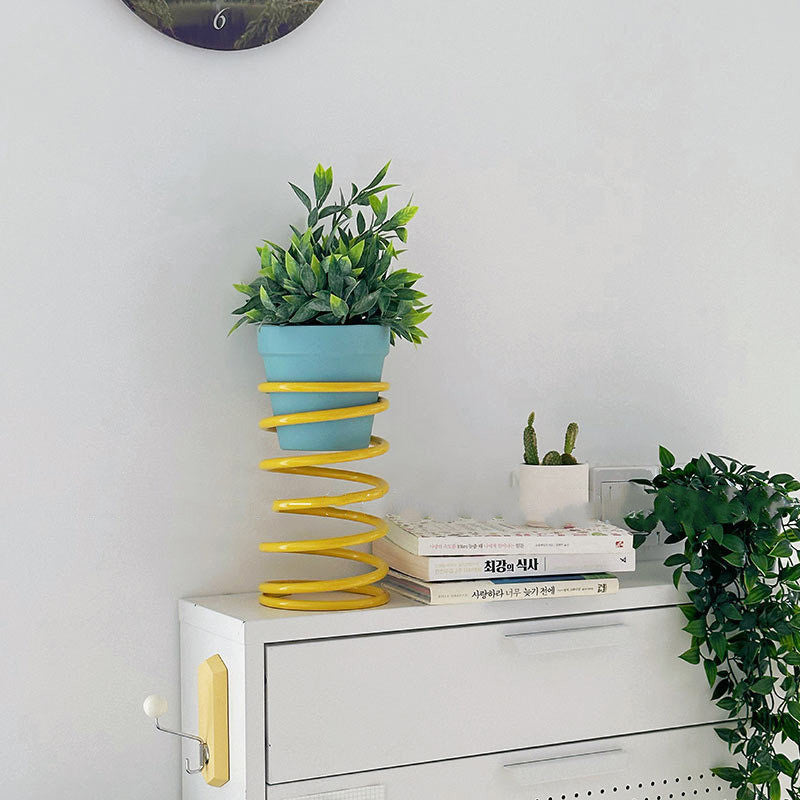 Spring Flower Stand Spiral Plant Floor-standing Rack Green Plant Decoration