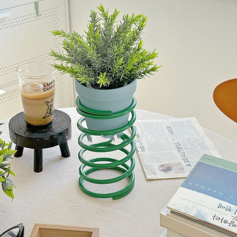 Spring Flower Stand Spiral Plant Floor-standing Rack Green Plant Decoration