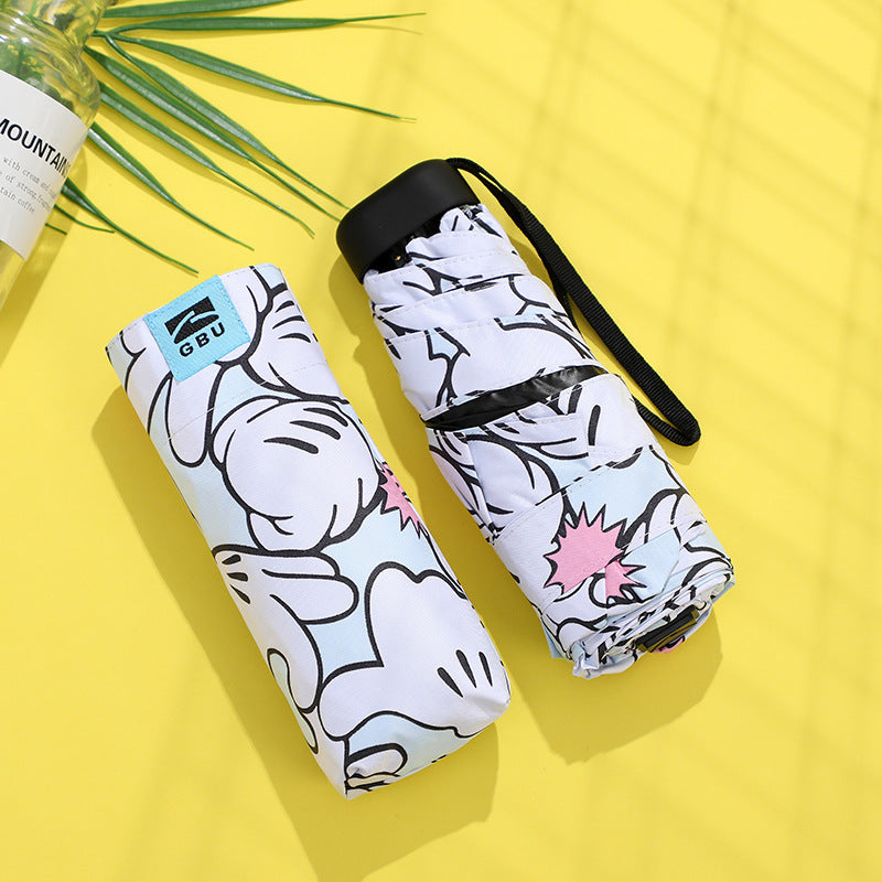 Portable pocket umbrella