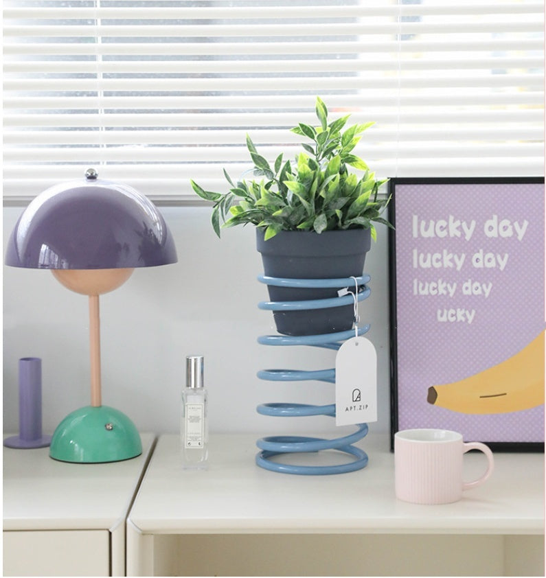 Spring Flower Stand Spiral Plant Floor-standing Rack Green Plant Decoration